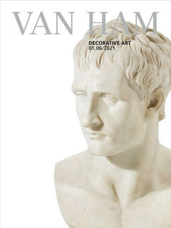 Italy. Monumental white marble bust Napoleon I. Bonaparte as Mars Pacificus - фото 4