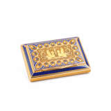 Presumably Hanau. Gold and enamel snuffbox with sphinges - photo 5