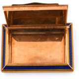 Presumably Hanau. Gold and enamel snuffbox with sphinges - photo 7