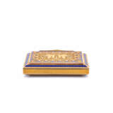 Presumably Hanau. Gold and enamel snuffbox with sphinges - photo 1