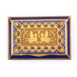 Presumably Hanau. Gold and enamel snuffbox with sphinges - photo 3