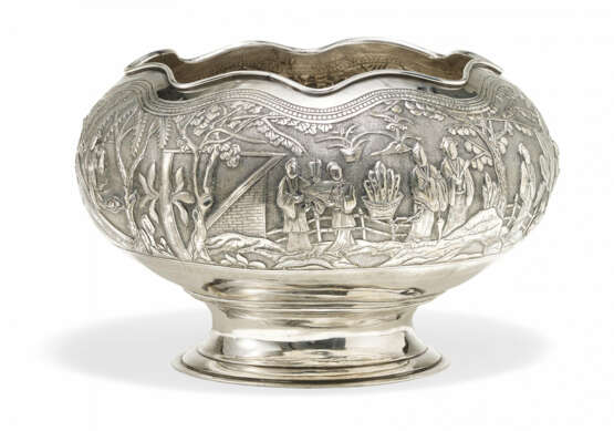 Silver bowl on high foot - photo 1