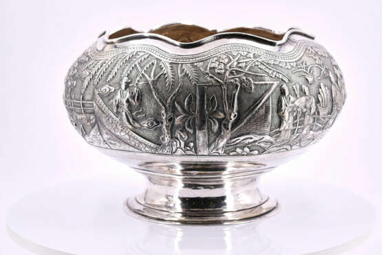Silver bowl on high foot - photo 5
