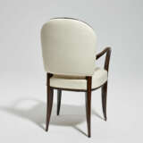 Emile-Jacques Ruhlmann. Macassar ebony chair "Salonicol" with silver plated bronze feet - Foto 3