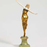 Paul Philippe. Ivory, bronze and green onyx figurine of a Russian dancer - Foto 3