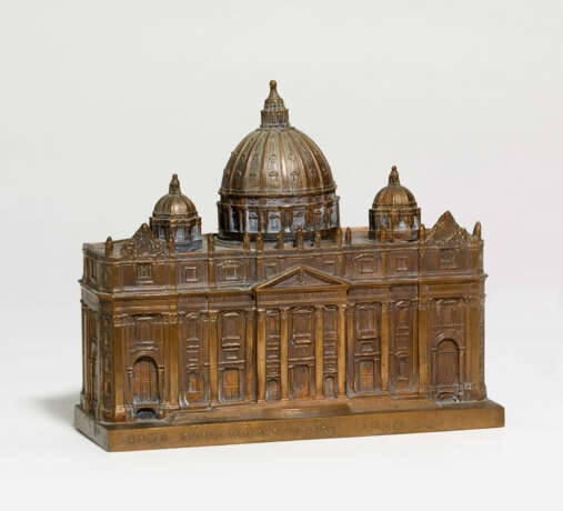 Italy. Copper model of St Peter's Basilica - Foto 1