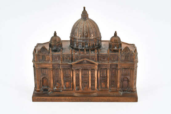 Italy. Copper model of St Peter's Basilica - photo 3