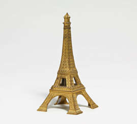 Small gilt metal Eiffel tower