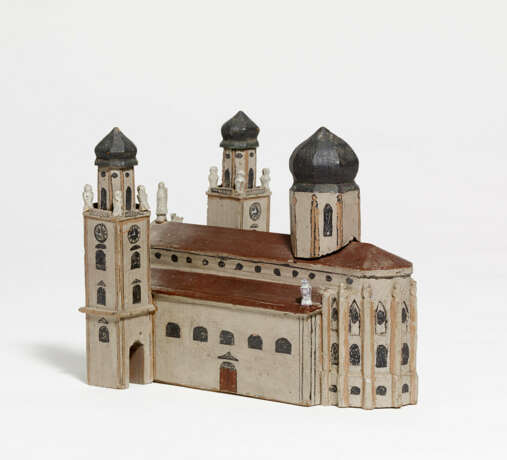 Germany. Wooden model of St. Stephen's Cathedral, Passau - Foto 1