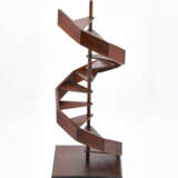 France. Softwood model of a staircase with stained mahogany veneer - фото 4