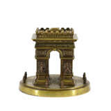 Paris. Small brass model of the Arc de Triomphe - photo 2