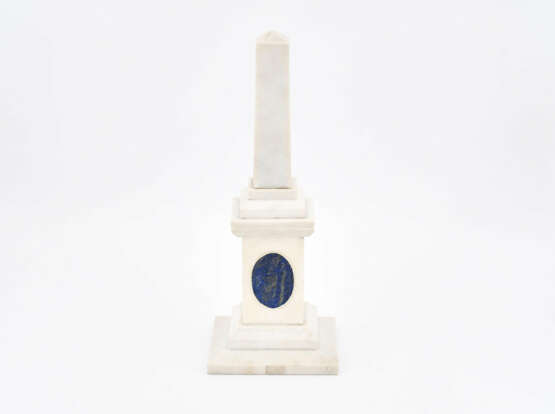 Italy. Marble and lapis lazuli obelisk - фото 4