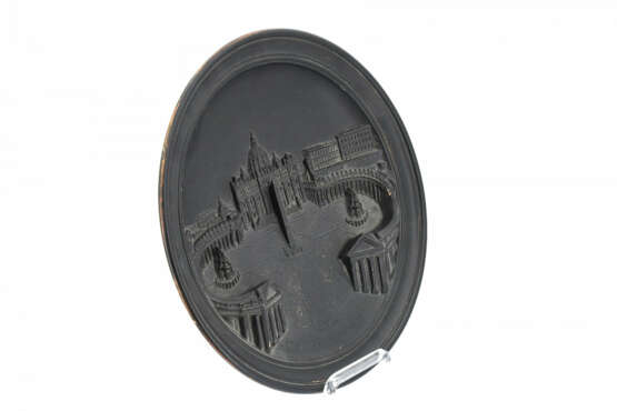 Hutschenreuther. Ceramic plate with depiction of Saint Peter's Square in relief - Foto 3
