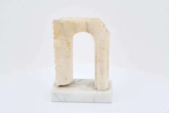 Italy. Alabaster model of the Nolan Gate in Pompeji - photo 4