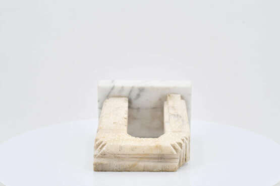 Italy. Alabaster model of the Nolan Gate in Pompeji - photo 6