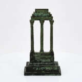 Italy. Small zinc cast model of the Castor and Pollux Temple in Rome - photo 6