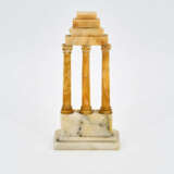 Italy. Alabaster model of the Castor and Pollux temple in Rome - photo 4