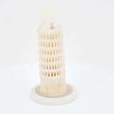 Small alabaster model of the Leaning Tower of Pisa - photo 2