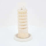 Small alabaster model of the Leaning Tower of Pisa - photo 3