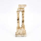 Italy. Two alabaster models of Roman temples - photo 2