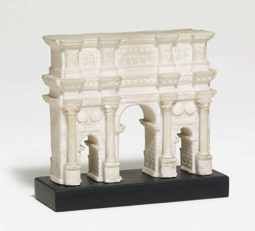 Italy. Large alabaster model of the Arch of Constantine in Rome - photo 1