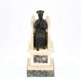 Italy. Marble and metal model of St. Peter on the throne - photo 2