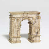 Italy. Small scagliola model of the Arch of Augustus in Aosta - Foto 1