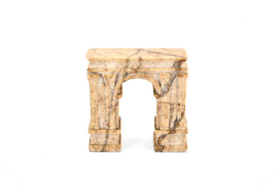 Italy. Small scagliola model of the Arch of Augustus in Aosta - photo 2