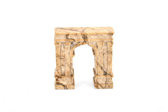 Italy. Small scagliola model of the Arch of Augustus in Aosta - photo 4