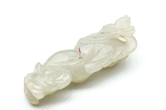 A PALE CELADON JADE FIGURE OF A BOY MING DYNASTY (1368-1644) - photo 4