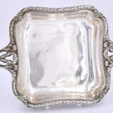 Paris. Rectangular silver serving bowl with side handles and laurel decor - photo 2