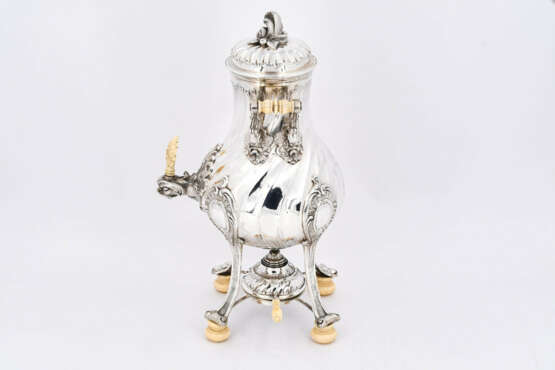 Paris. Silver and ivory hot water urn style rococo - photo 5