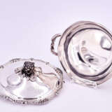 Paris. Lidded silver bowl with artichoke knob and seashell decor - Foto 2