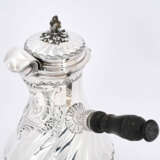 Paris. Pear shaped silver chocolate pot with wooden handle - Foto 3