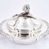 Paris. Flat lidded silver bowl with artichoke knob - Foto 5