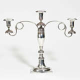 Berlin. Three-armed silver candelabra Biedermeier - Foto 1