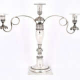 Berlin. Three-armed silver candelabra Biedermeier - Foto 2