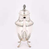 Bremen. Four Piece silver coffee and tea service with ribbon and festoon decor - Foto 3