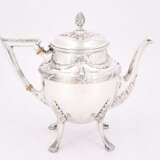 Bremen. Four Piece silver coffee and tea service with ribbon and festoon decor - photo 8