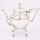 Bremen. Four Piece silver coffee and tea service with ribbon and festoon decor - photo 10