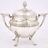 Bremen. Four Piece silver coffee and tea service with ribbon and festoon decor - photo 12