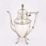 Bremen. Four Piece silver coffee and tea service with ribbon and festoon decor - Foto 26