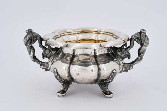 Germany. Three-piece silver coffee service with figural handles - photo 11