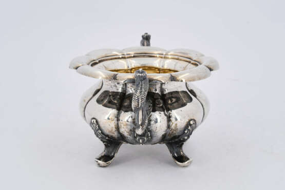 Germany. Three-piece silver coffee service with figural handles - photo 13