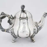 Germany. Three-piece silver coffee service with figural handles - photo 16