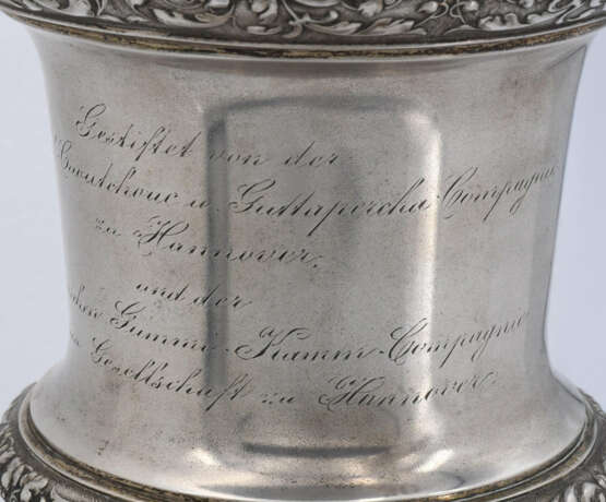 Bremen. Large silver historism prize cup with gilt interior - photo 4