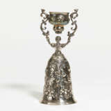 Hanau. Large historism silver wedding cup with gilt interior - фото 1