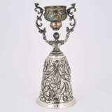 Hanau. Large historism silver wedding cup with gilt interior - photo 4