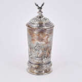 Wohl Belgien. Hunting themed silver tankard - photo 8
