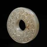 A GRAIN PATTERN JADE BI THE WARRING STATED PERIOD (476-221BC) - фото 4